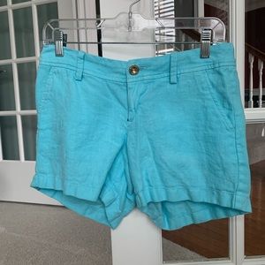 Lilly Pulitzer Calla Linen Shirt-Breakwater Blue